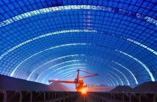 廊坊亿优钢构工程师为您解析原料场封闭技术的特点和类型